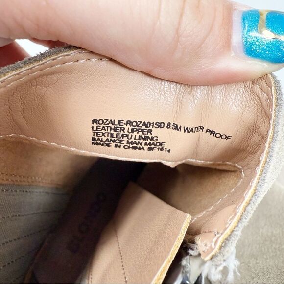 Blondo Rozalie Heeled Platform Boot Suede - Picture 10 of 10